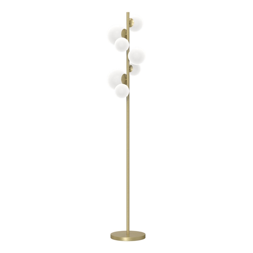 ONLI - Candeeiro de chão PALOMA 7xG9/10W/230V dourado