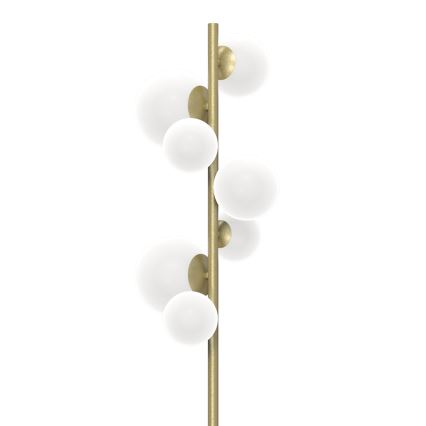 ONLI - Candeeiro de chão PALOMA 7xG9/10W/230V dourado