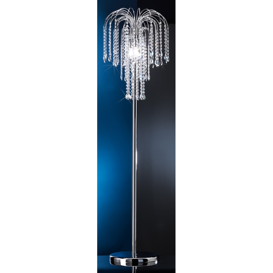 ONLI - Candeeiro de chão PIOGGIA 3xE14/6W/230V cromado brilhante