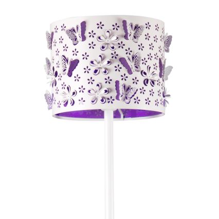 ONLI - Candeeiro de chão TITILLA 1xE27/22W/230V roxo/branco