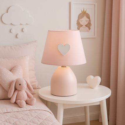 ONLI - Candeeiro de criança TITTA 1xE14/6W/230V 20 cm rosa