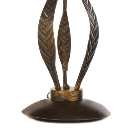 ONLI - Candeeiro de mesa ALGA 3xE14/6W/230V 61 cm bronze