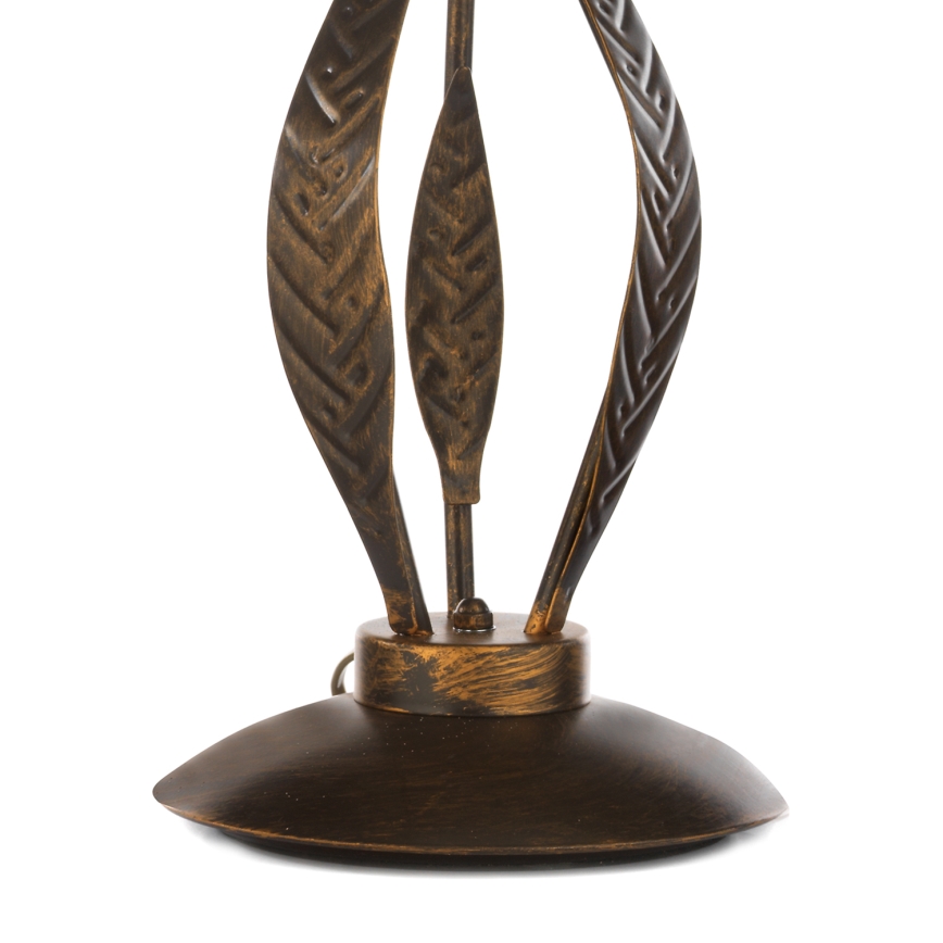 ONLI - Candeeiro de mesa ALGA 3xE14/6W/230V 61 cm bronze