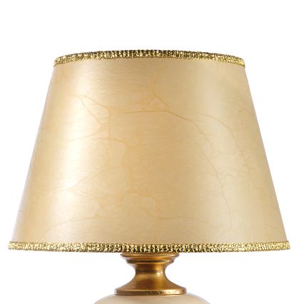 ONLI - Candeeiro de mesa AMADEUS 1xE27/15W/230V 72 cm bege/dourado