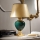 ONLI - Candeeiro de mesa AMADEUS 1xE27/15W/230V 72 cm verde/dourado