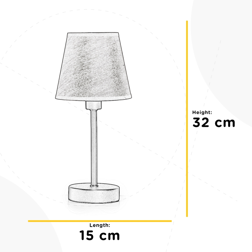ONLI - Candeeiro de mesa ASIA 1xE14/6W/230V 32 cm