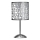 ONLI - Candeeiro de mesa BRUCE 1xE27/15W/230V 40 cm cromado mate