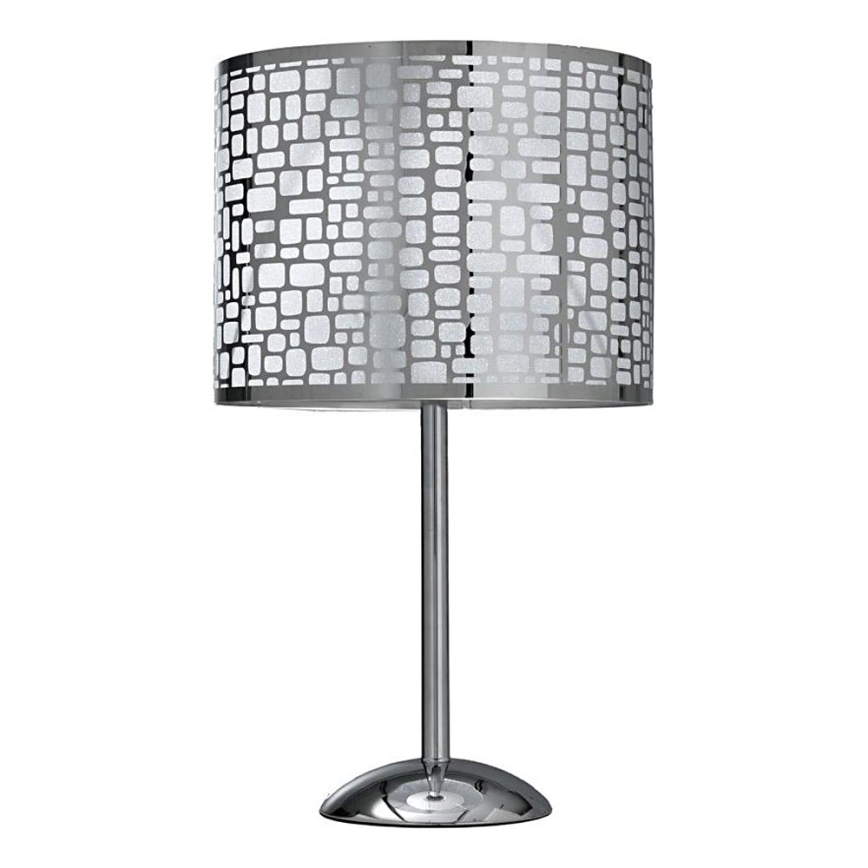 ONLI - Candeeiro de mesa BRUCE 1xE27/15W/230V 53 cm cromado mate