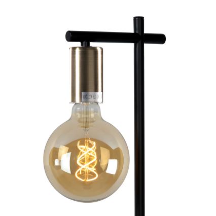 ONLI - Candeeiro de mesa CROSS 1xE27/22W/230V preto/latão