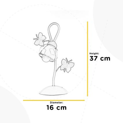 ONLI - Candeeiro de mesa de criança BUTTERFLY 1xE14/6W/230V
