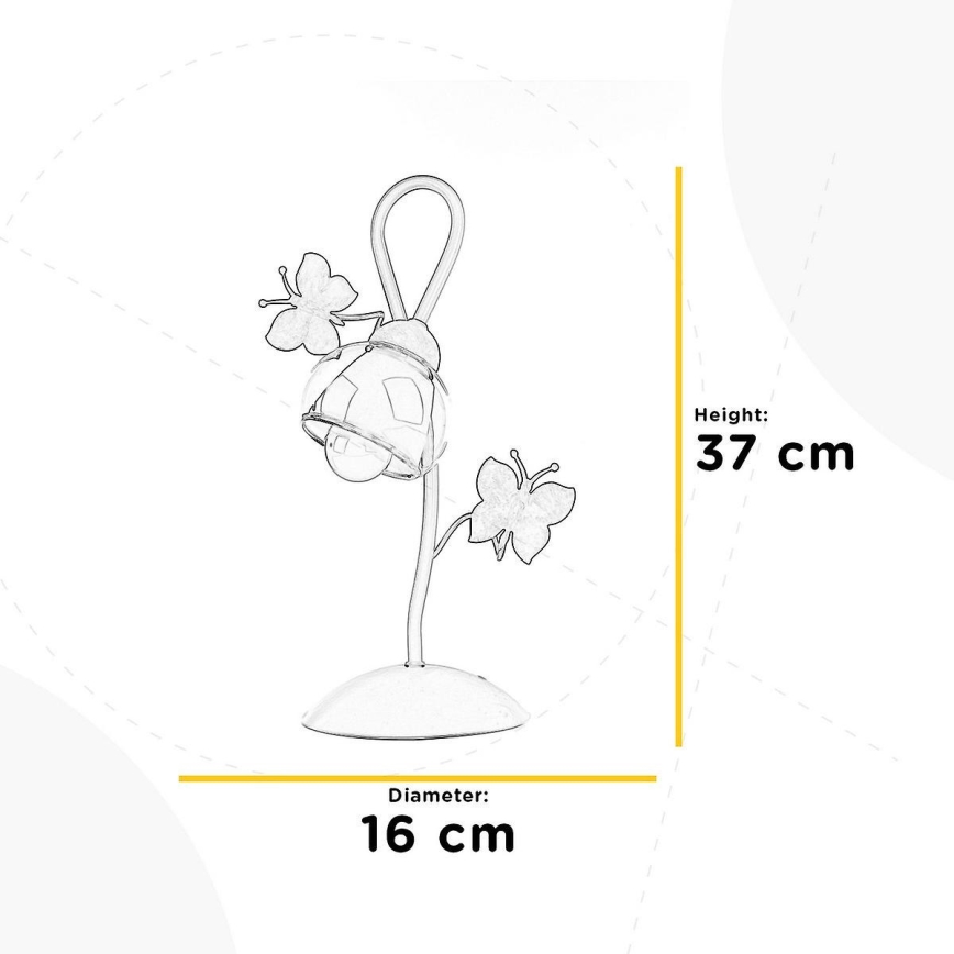 ONLI - Candeeiro de mesa de criança BUTTERFLY 1xE14/6W/230V