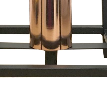 ONLI - Candeeiro de mesa FLOKI 1xE27/15W/230V 20 cm preto/cobre