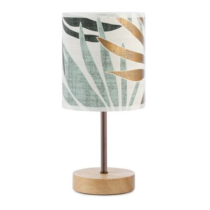 ONLI - Candeeiro de mesa FLORA 1xE27/22W/230V 28 cm verde/dourado