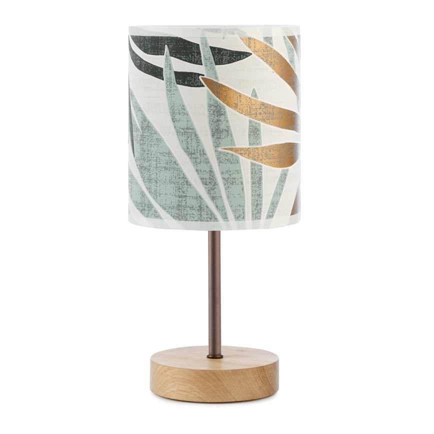ONLI - Candeeiro de mesa FLORA 1xE27/22W/230V 28 cm verde/dourado