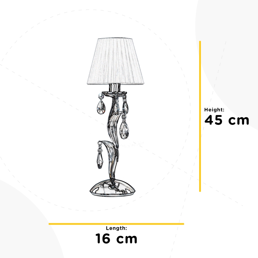 ONLI - Candeeiro de mesa JACQUELINE 1xE14/6W/230V