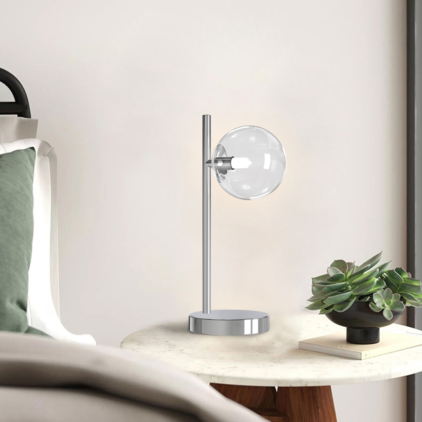 ONLI - Candeeiro de mesa KIMBERLY 1xG9/6W/230V cromado brilhante