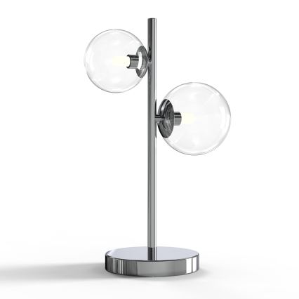 ONLI - Candeeiro de mesa KIMBERLY 2xG9/6W/230V cromado brilhante