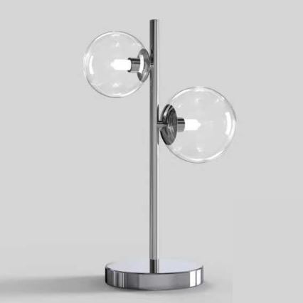 ONLI - Candeeiro de mesa KIMBERLY 2xG9/6W/230V cromado brilhante