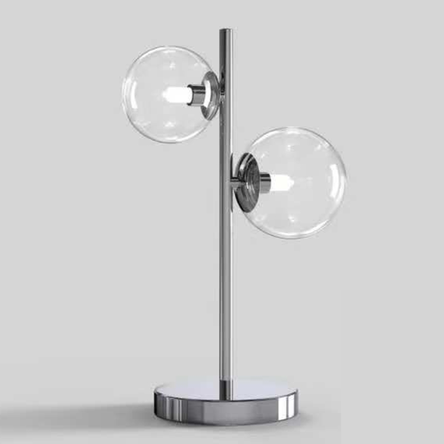 ONLI - Candeeiro de mesa KIMBERLY 2xG9/6W/230V cromado brilhante