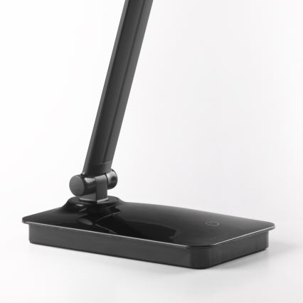 ONLI - Candeeiro de mesa LED com regulação e porta USB DESKI LED/7W/230V 4000K preto