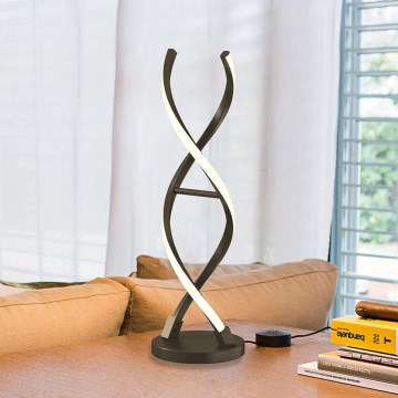 ONLI - Candeeiro de mesa LED DNA LED/12W/230V 4000K 48,5 cm prateado
