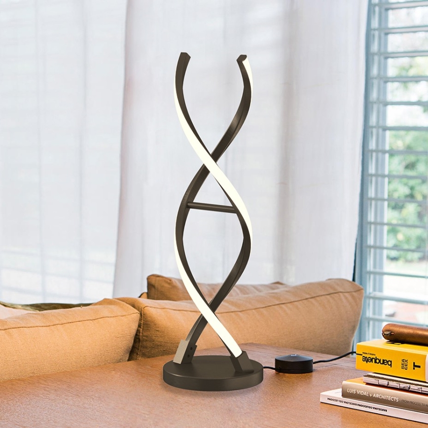 ONLI - Candeeiro de mesa LED DNA LED/12W/230V 4000K 48,5 cm prateado