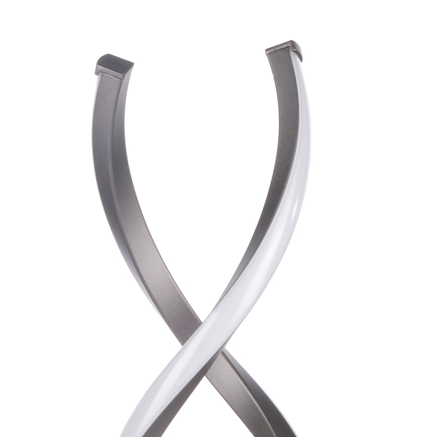 ONLI - Candeeiro de mesa LED DNA LED/12W/230V 4000K 48,5 cm prateado