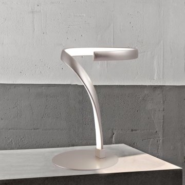 ONLI - Candeeiro de mesa LED INFINITY LED/12W/230V 4500K 24 cm cromado mate