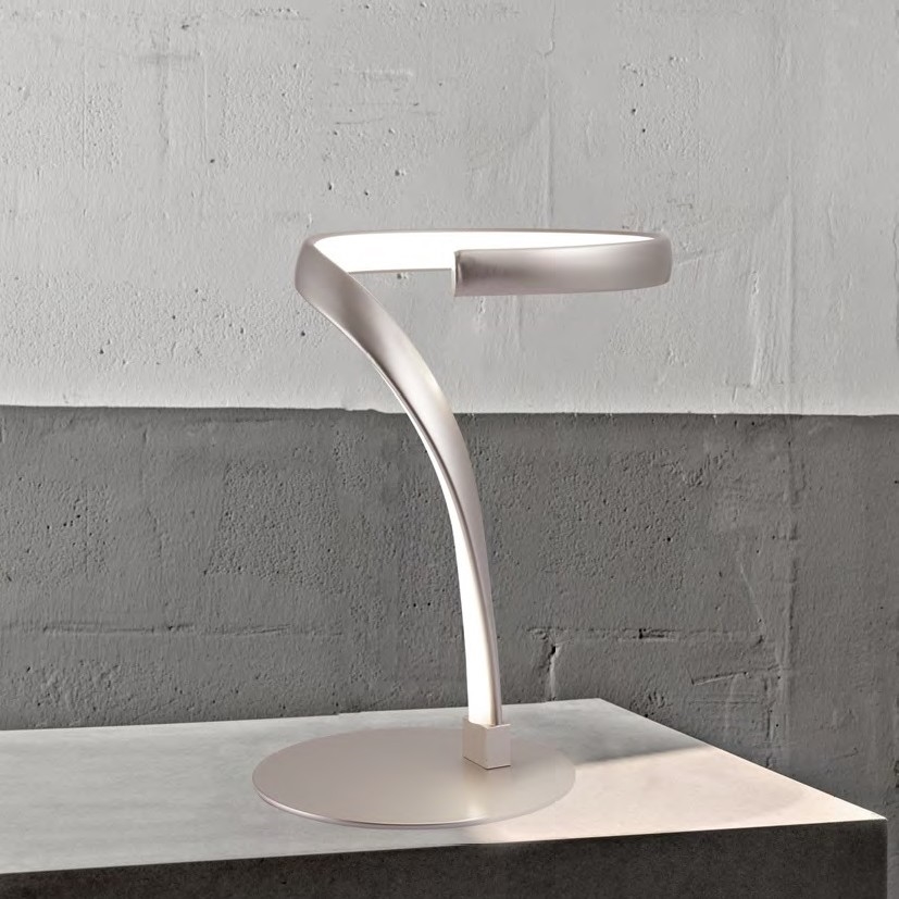 ONLI - Candeeiro de mesa LED INFINITY LED/12W/230V 4500K 24 cm cromado mate