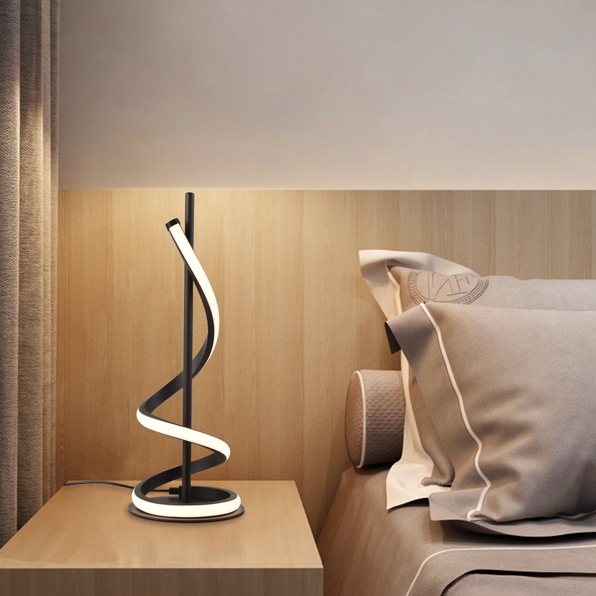 ONLI - Candeeiro de mesa LED TWIST LED/12W/230V 4000K 40 cm preto