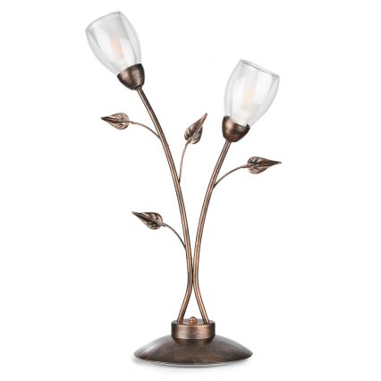 ONLI - Candeeiro de mesa LILIANA 2xE14/6W/230V 60 cm