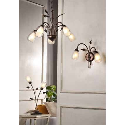 ONLI - Candeeiro de mesa LILIANA 2xE14/6W/230V 60 cm
