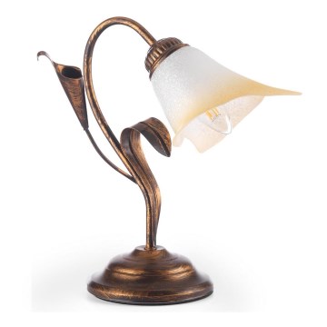 ONLI - Candeeiro de mesa LUCREZIA 1xE14/6W/230V bronze