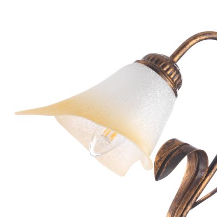 ONLI - Candeeiro de mesa LUCREZIA 1xE14/6W/230V bronze
