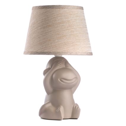 ONLI - Candeeiro de mesa MONKEY 1xE14/6W/230V castanho