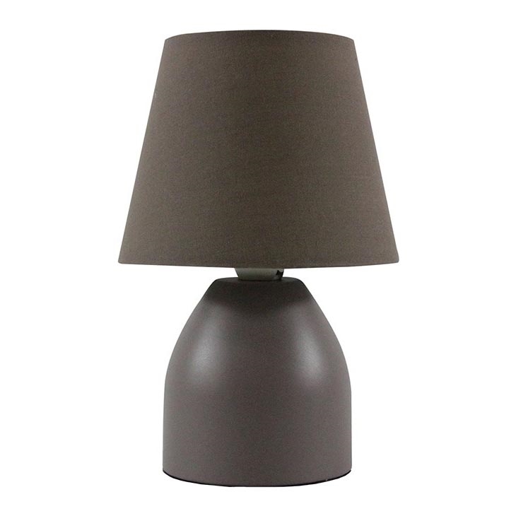 ONLI - Candeeiro de mesa NANO 1xE14/6W/230V castanho 19 cm