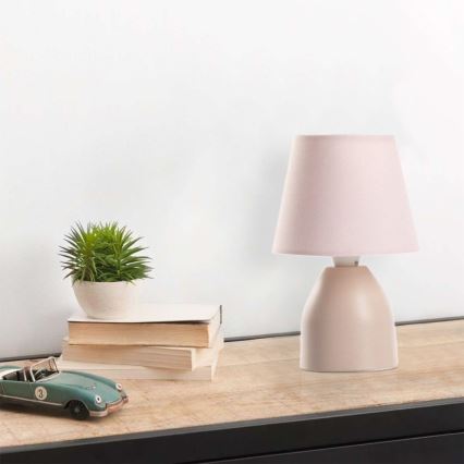 ONLI - Candeeiro de mesa NANO 1xE14/6W/230V rosa 19 cm