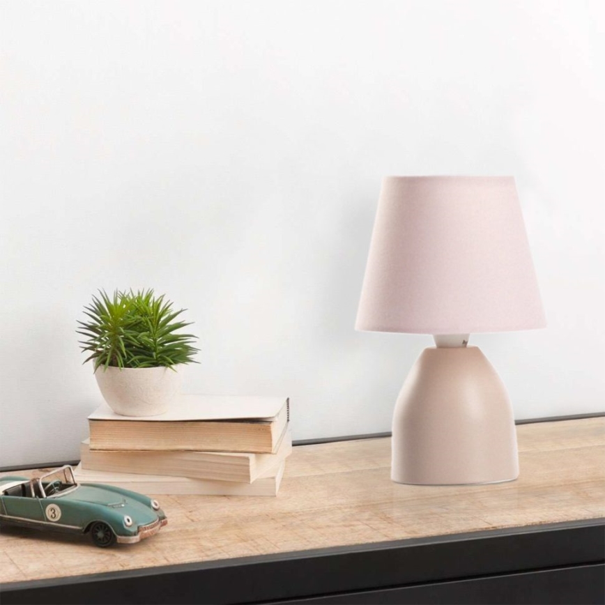 ONLI - Candeeiro de mesa NANO 1xE14/6W/230V rosa 19 cm