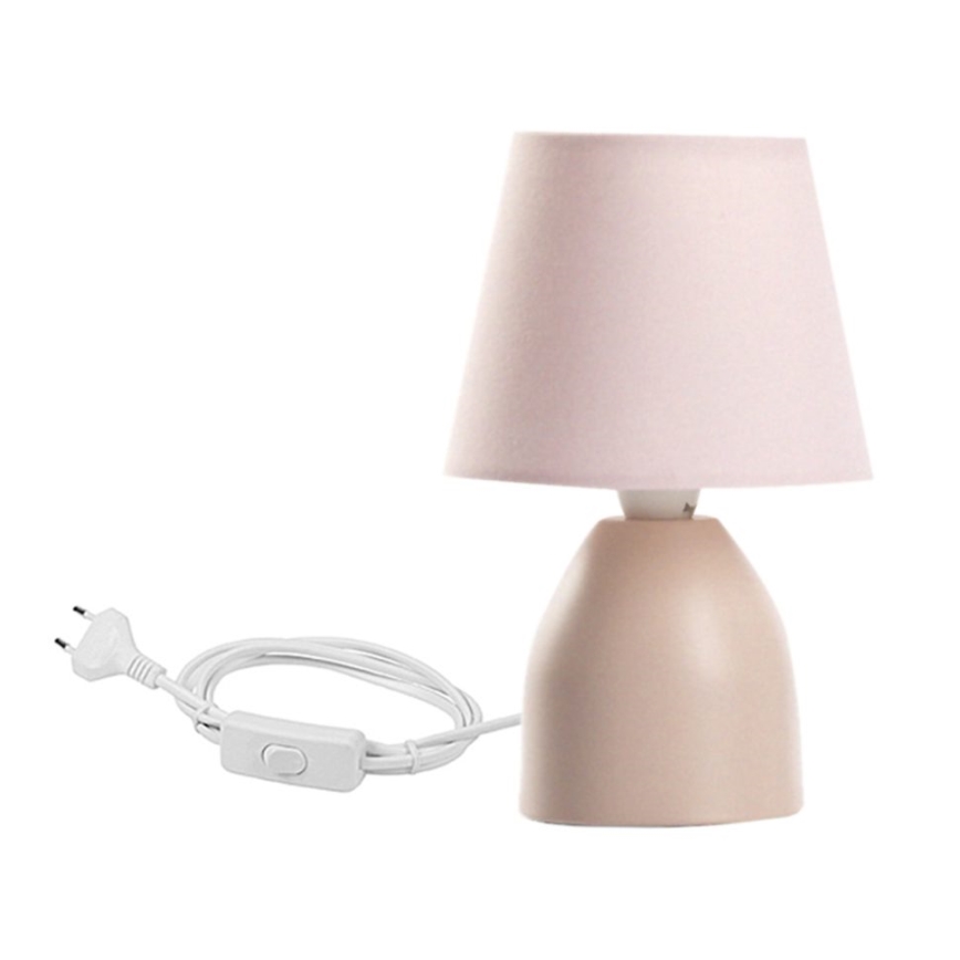 ONLI - Candeeiro de mesa NANO 1xE14/6W/230V rosa 19 cm