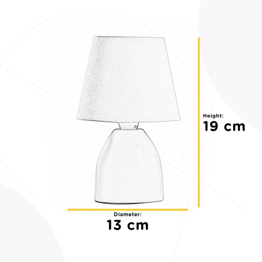 ONLI - Candeeiro de mesa NANO 1xE14/6W/230V rosa 19 cm