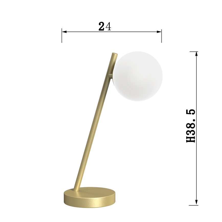 ONLI - Candeeiro de mesa PALOMA 1xG9/10W/230V 38,5 cm dourado