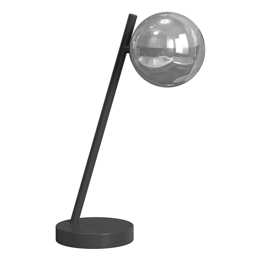 ONLI - Candeeiro de mesa PALOMA 1xG9/10W/230V 38,5 cm preto/fumado
