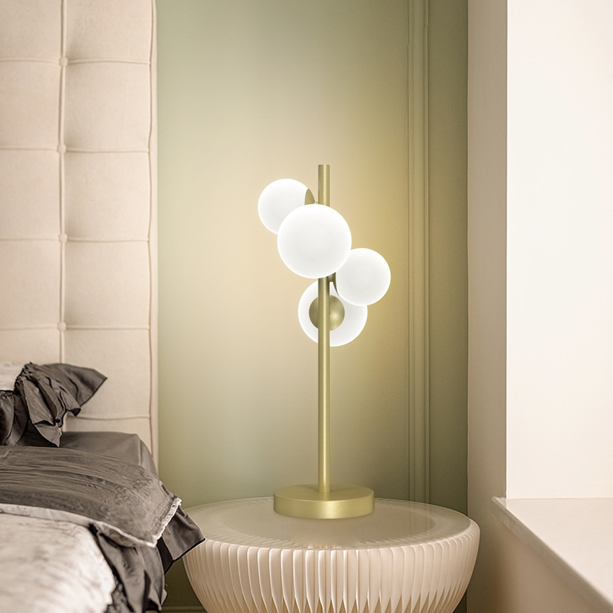 ONLI - Candeeiro de mesa PALOMA 4xG9/10W/230V 48 cm dourado
