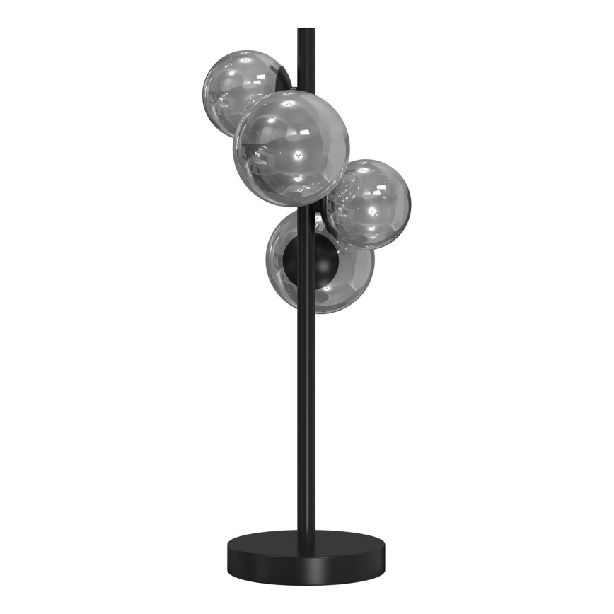 ONLI - Candeeiro de mesa PALOMA 4xG9/10W/230V 48 cm preto/fumado