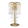 ONLI - Candeeiro de mesa PIOGGIA 2xE14/6W/230V dourada 50 cm
