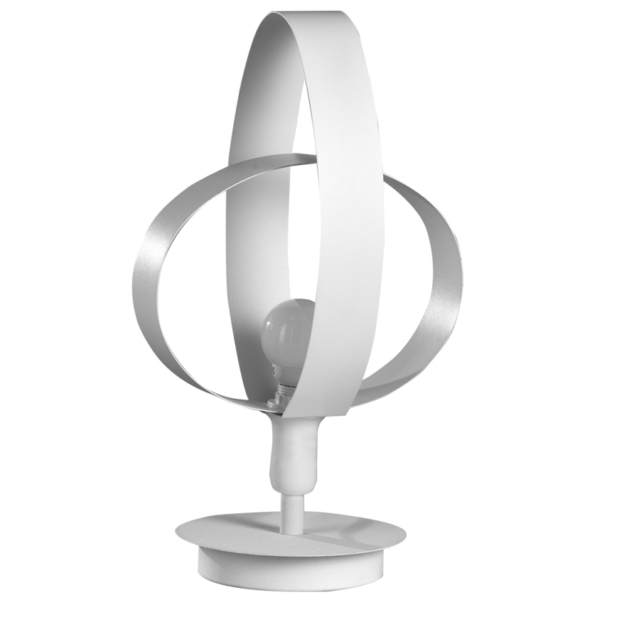 ONLI - Candeeiro de mesa SERENA 1xE14/6W/230V branco 38 cm