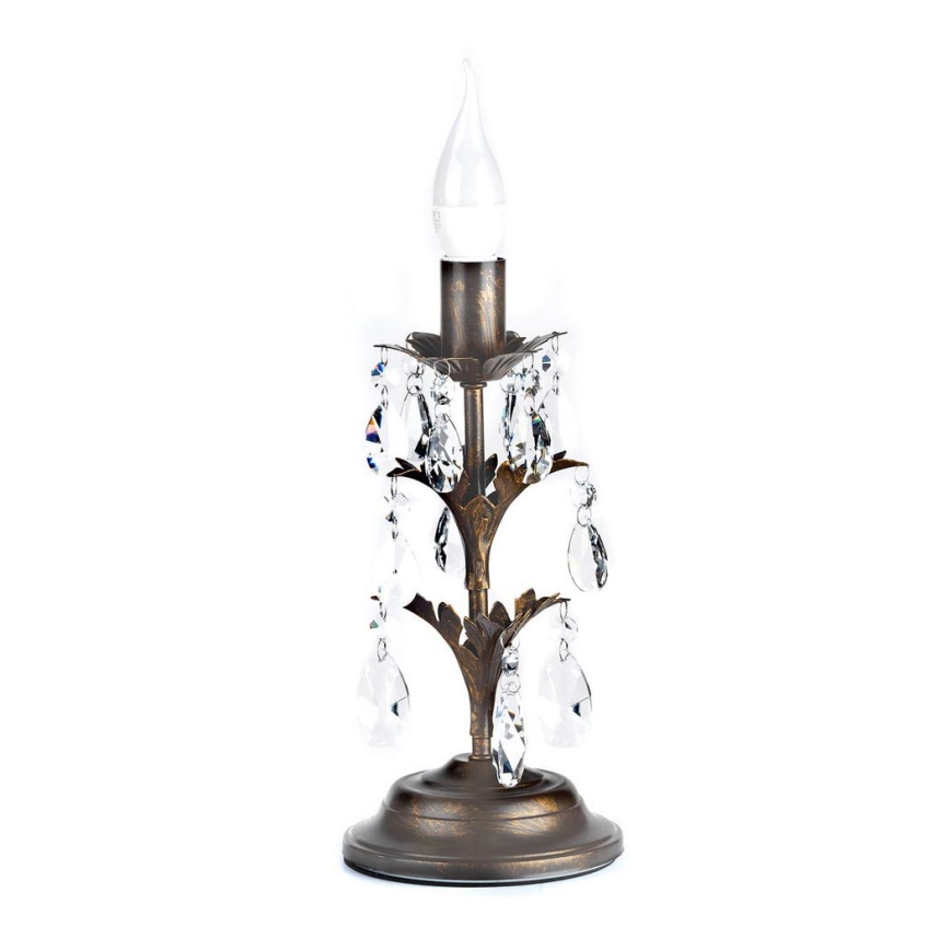 ONLI - Candeeiro de mesa TERESA 1xE14/6W/230V bronze