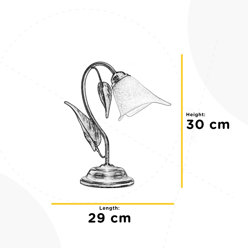 ONLI - Candeeiro de mesa VANDA 1xE14/6W/230V
