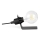 ONLI - Candeeiro de mesa WIRE 1xE27/15W/230V 10 cm preto