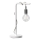 ONLI - Candeeiro de mesa WIRE 1xE27/15W/230V 50 cm cinzento/branco